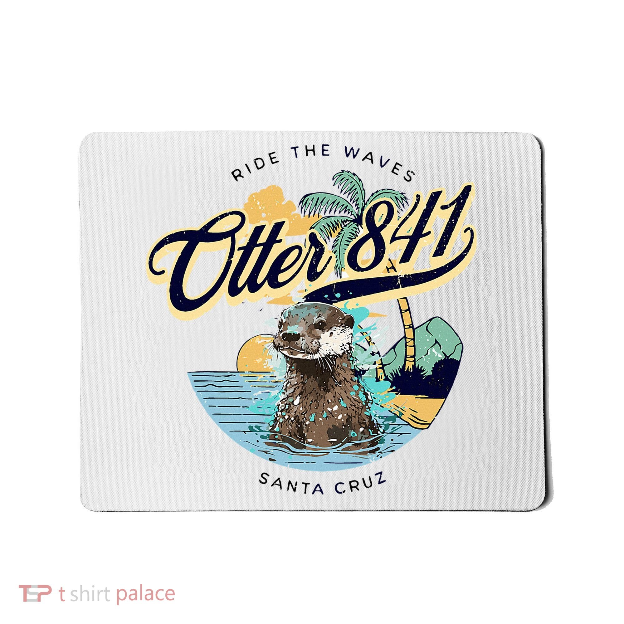 Otter 841 Surfing Otter 841 California Surf Board Otter 841 Mousepad
