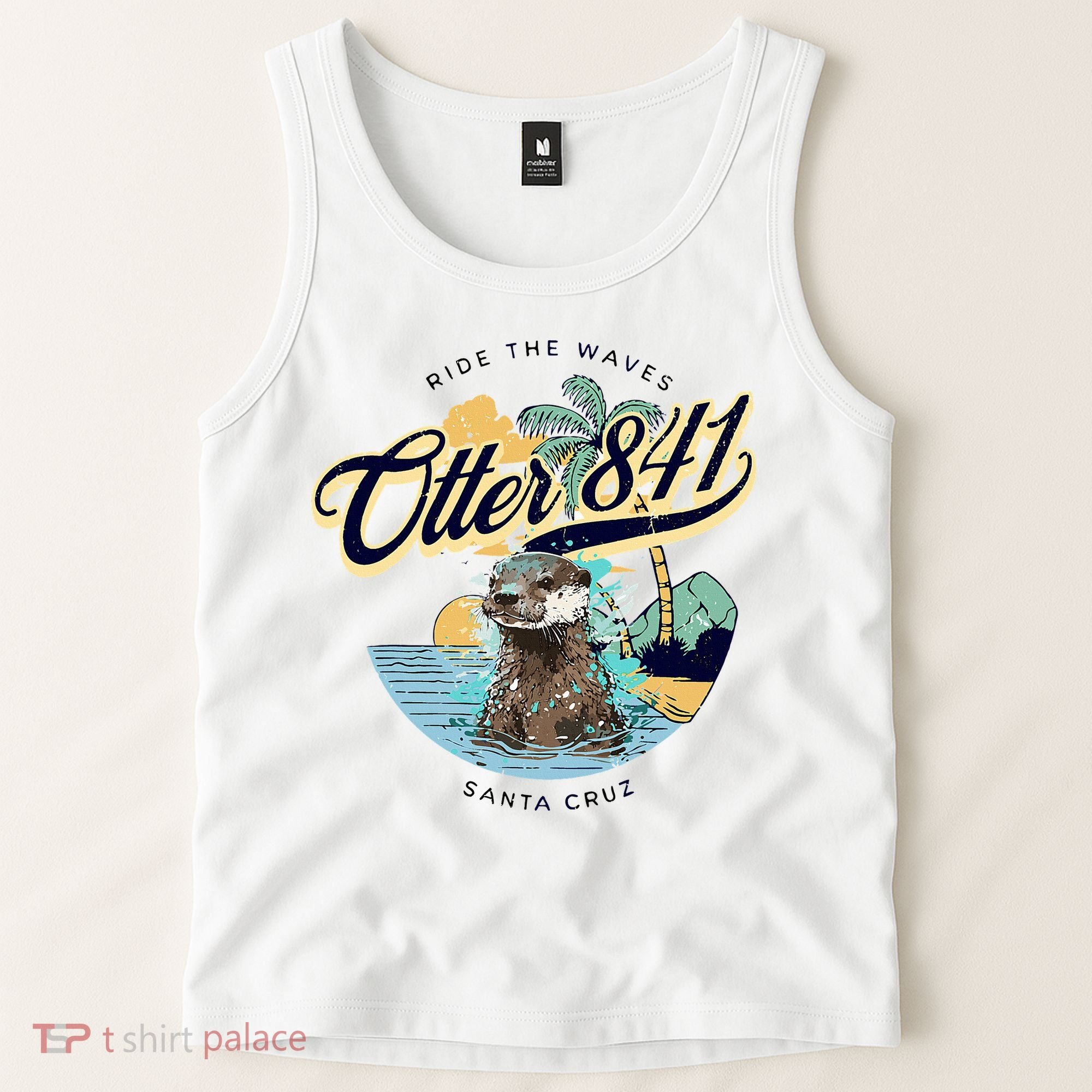 Otter 841 Surfing Otter 841 California Surf Board Otter 841 Tank Top