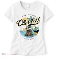 Otter 841 Surfing Otter 841 California Surf Board Otter 841 Women's T-Shirt thumb 0