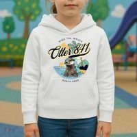 Otter 841 Surfing Otter 841 California Surf Board Otter 841 Kids Hoodie thumb 3