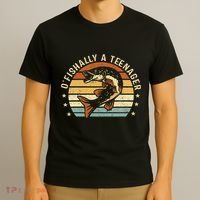 OFishally Anager 13th Birthday Fishing Fisherman Gifts T-Shirt thumb 3