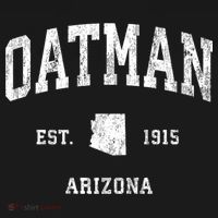 Oatman Arizona Az Vintage Athletic Sports T-Shirt thumb 7