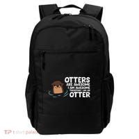 Otters Are Awesome IM Awesome Therefore I Am An Otter Backpack thumb 0