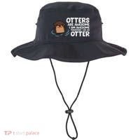 Otters Are Awesome IM Awesome Therefore I Am An Otter Bucket Hat thumb 0