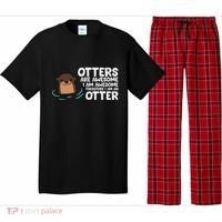 Otters Are Awesome IM Awesome Therefore I Am An Otter Pajama Set thumb 0