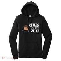Otters Are Awesome IM Awesome Therefore I Am An Otter Women's Hoodie thumb 0
