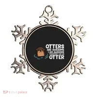 Otters Are Awesome IM Awesome Therefore I Am An Otter Ornament thumb 0