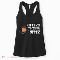 Otters Are Awesome IM Awesome Therefore I Am An Otter Women's Tank Top thumb 0