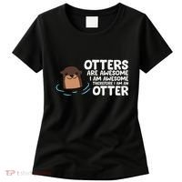Otters Are Awesome IM Awesome Therefore I Am An Otter Women's T-Shirt thumb 0