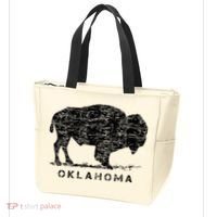 Oklahoma And American Buffalo Bison Tote Bag thumb 3