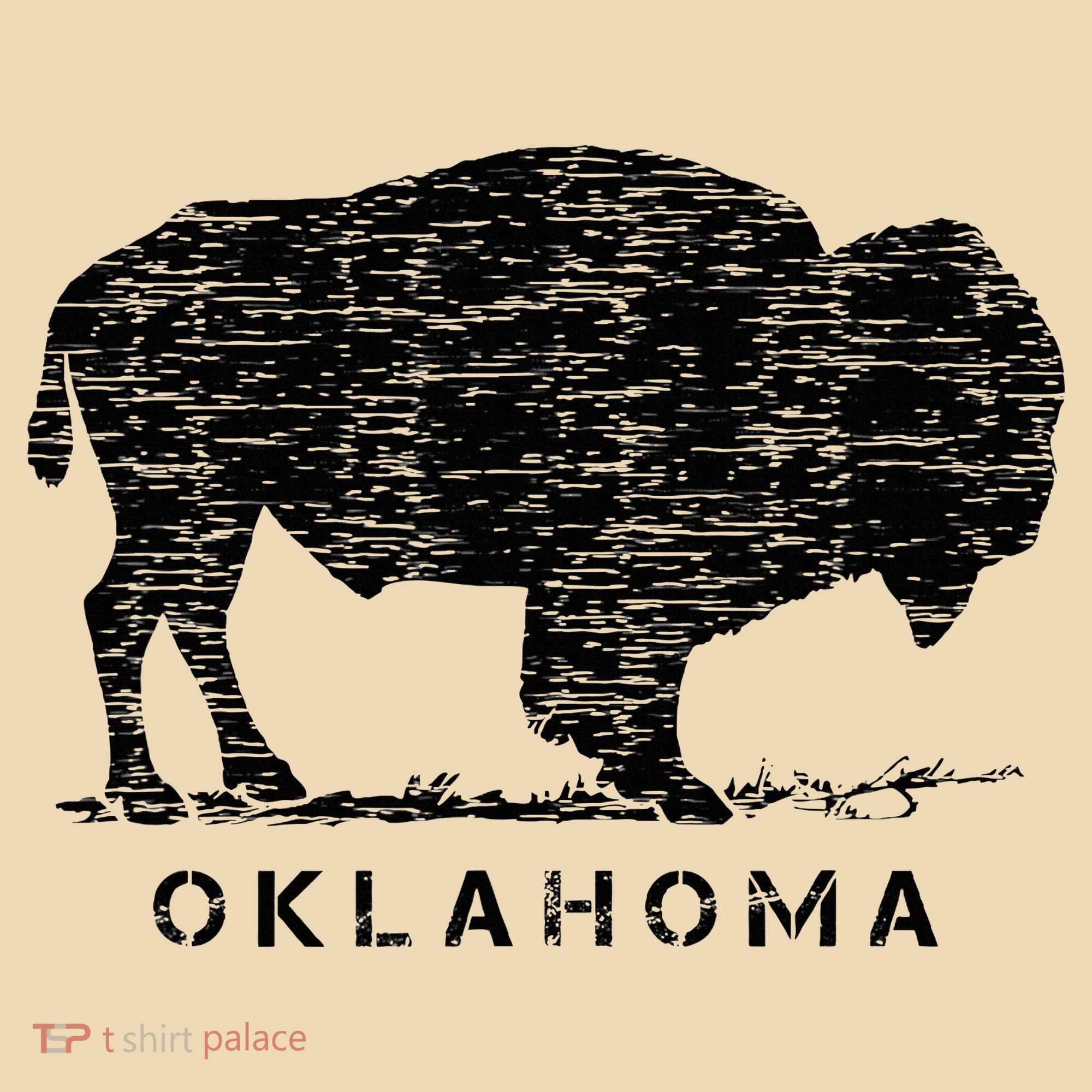 Oklahoma And American Buffalo Bison Tote Bag