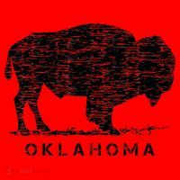 Oklahoma And American Buffalo Bison Santa Hat thumb 1