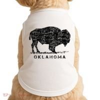 Oklahoma And American Buffalo Bison Doggie Tank thumb 0