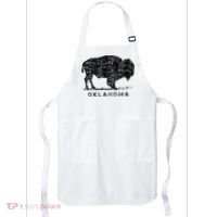 Oklahoma And American Buffalo Bison Apron thumb 0