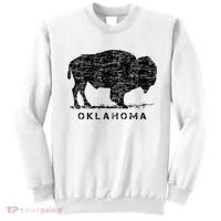 Oklahoma And American Buffalo Bison Sweatshirt thumb 0