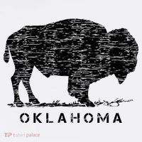 Oklahoma And American Buffalo Bison Women's Hoodie thumb 2