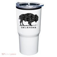 Oklahoma And American Buffalo Bison Tumbler thumb 0