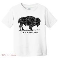Oklahoma And American Buffalo Bison Toddler T-Shirt thumb 0