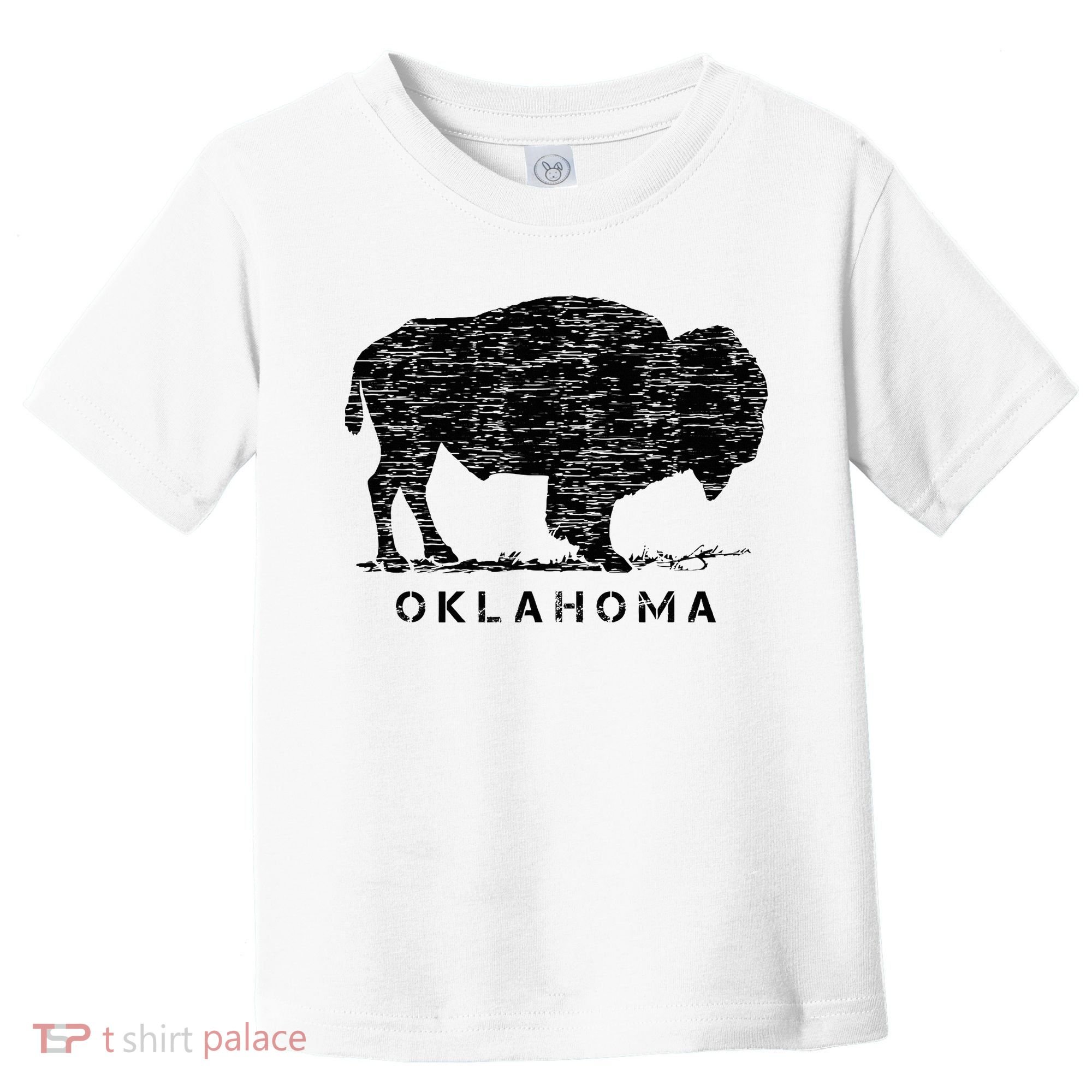 Oklahoma And American Buffalo Bison Toddler T-Shirt