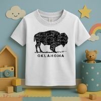 Oklahoma And American Buffalo Bison Toddler T-Shirt thumb 3