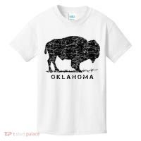 Oklahoma And American Buffalo Bison Kids T-Shirt thumb 0