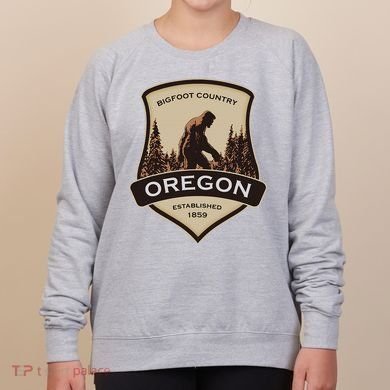 Oregon And A Bigfoot Or A Sasquatch Women's Sweatshirt