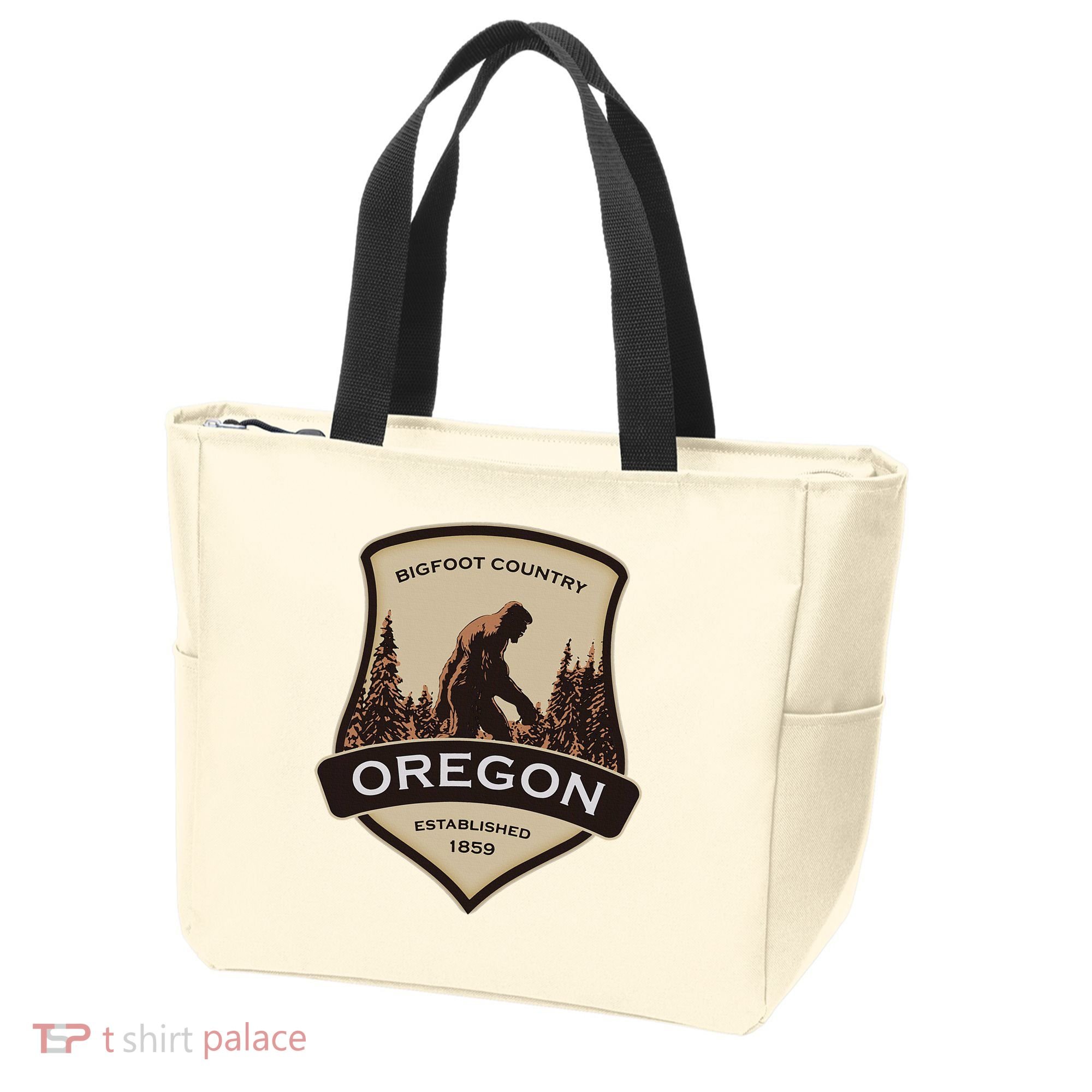 Oregon And A Bigfoot Or A Sasquatch Tote Bag