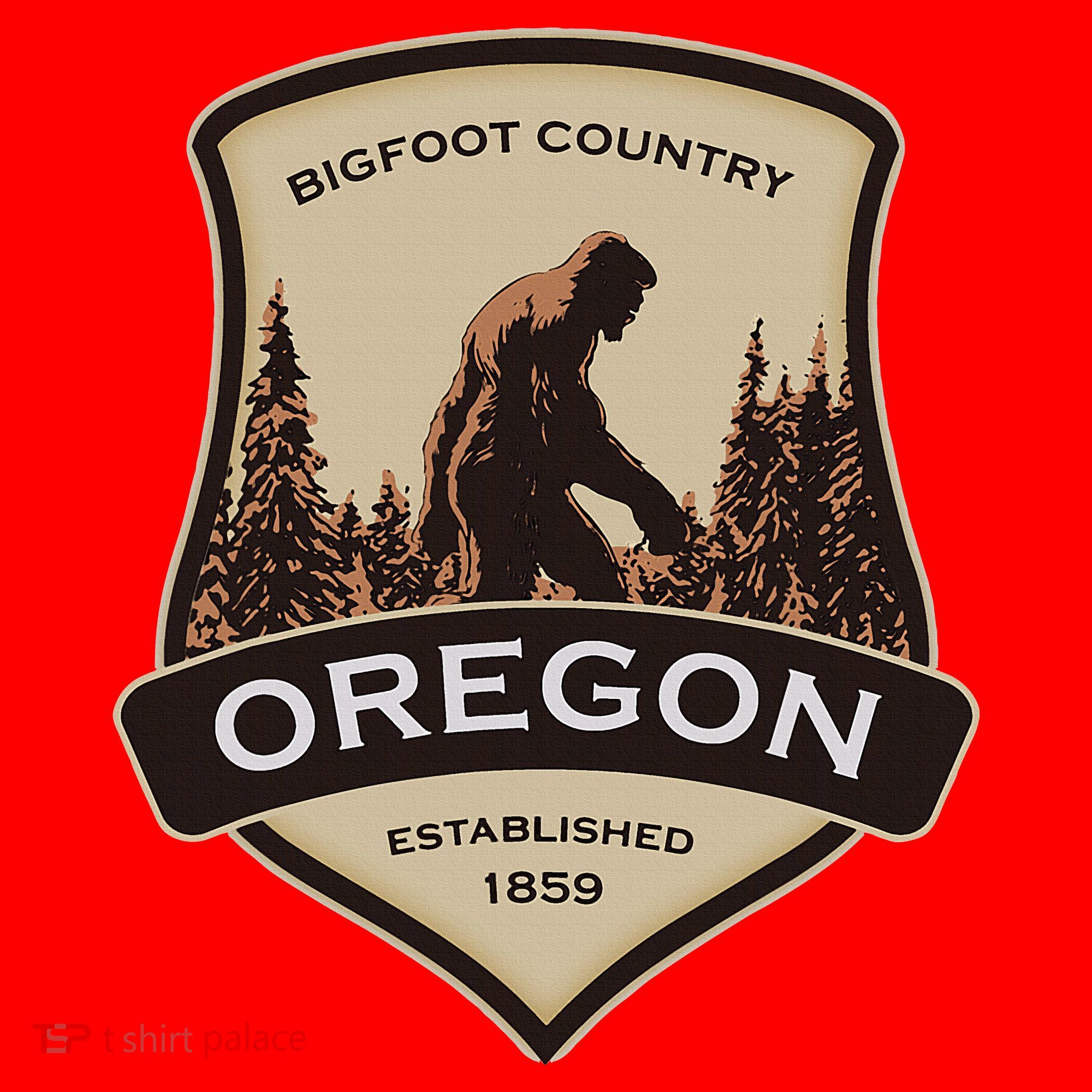 Oregon And A Bigfoot Or A Sasquatch Santa Hat