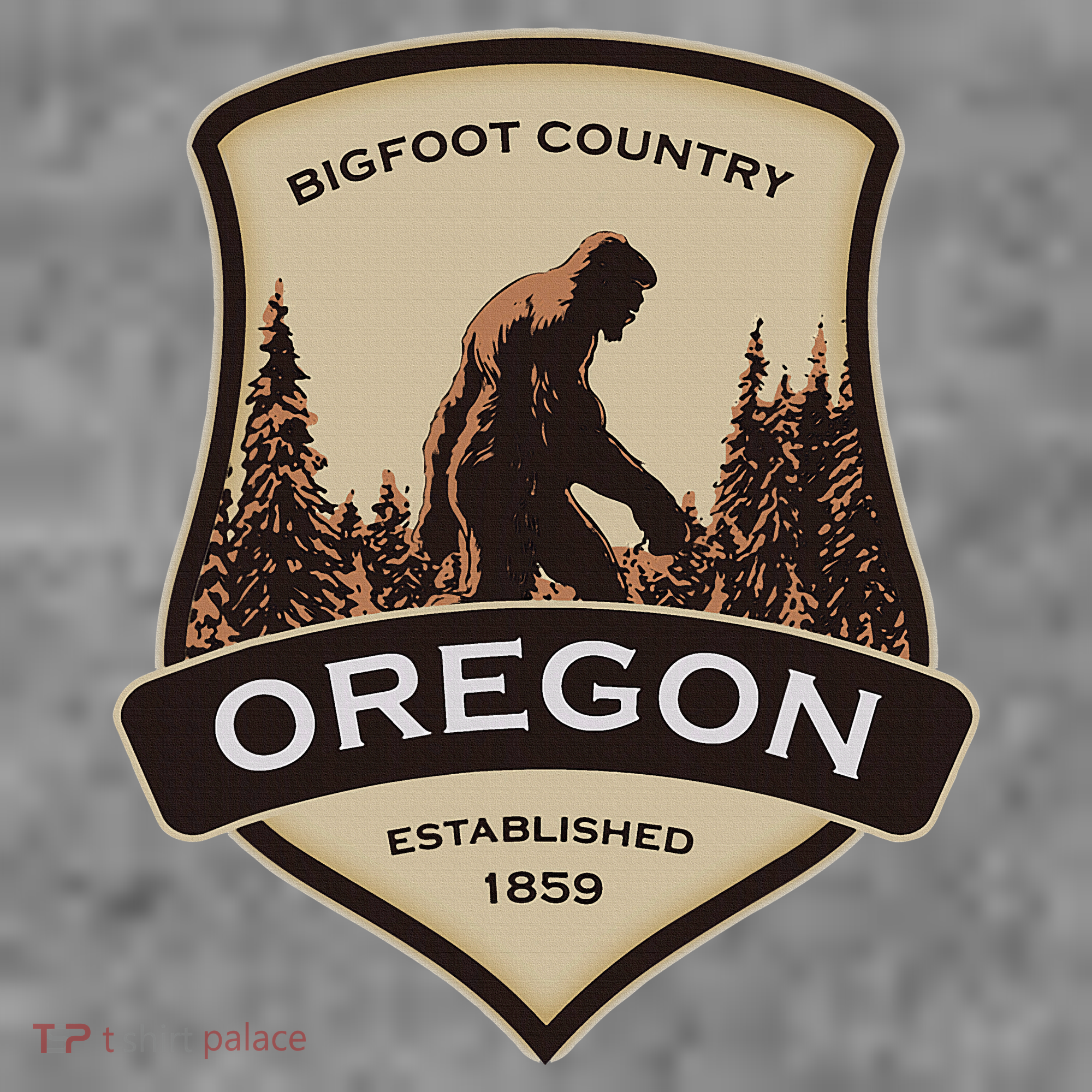 Oregon And A Bigfoot Or A Sasquatch Toddler Hoodie