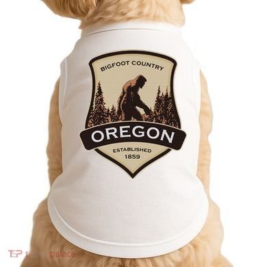 Oregon And A Bigfoot Or A Sasquatch Doggie Tank