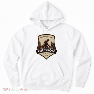 Oregon And A Bigfoot Or A Sasquatch Hoodie