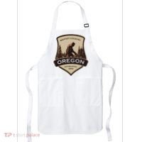 Oregon And A Bigfoot Or A Sasquatch Apron thumb 0