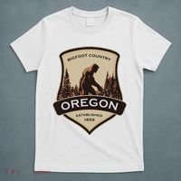 Oregon And A Bigfoot Or A Sasquatch T-Shirt thumb 5