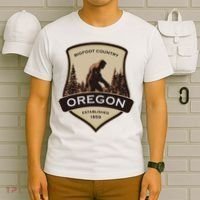 Oregon And A Bigfoot Or A Sasquatch T-Shirt thumb 6