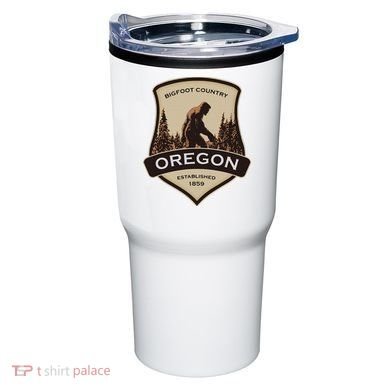 Oregon And A Bigfoot Or A Sasquatch Tumbler