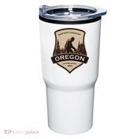 Oregon And A Bigfoot Or A Sasquatch Tumbler thumb 0