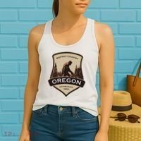 Oregon And A Bigfoot Or A Sasquatch Women's Tank Top thumb 2