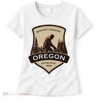Oregon And A Bigfoot Or A Sasquatch Women's T-Shirt thumb 0