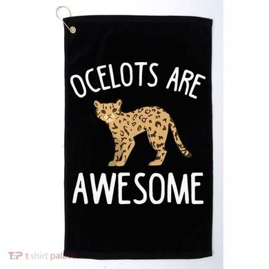 Ocelot Apparel Amazing Funny Ocelots Cat Golf Towel