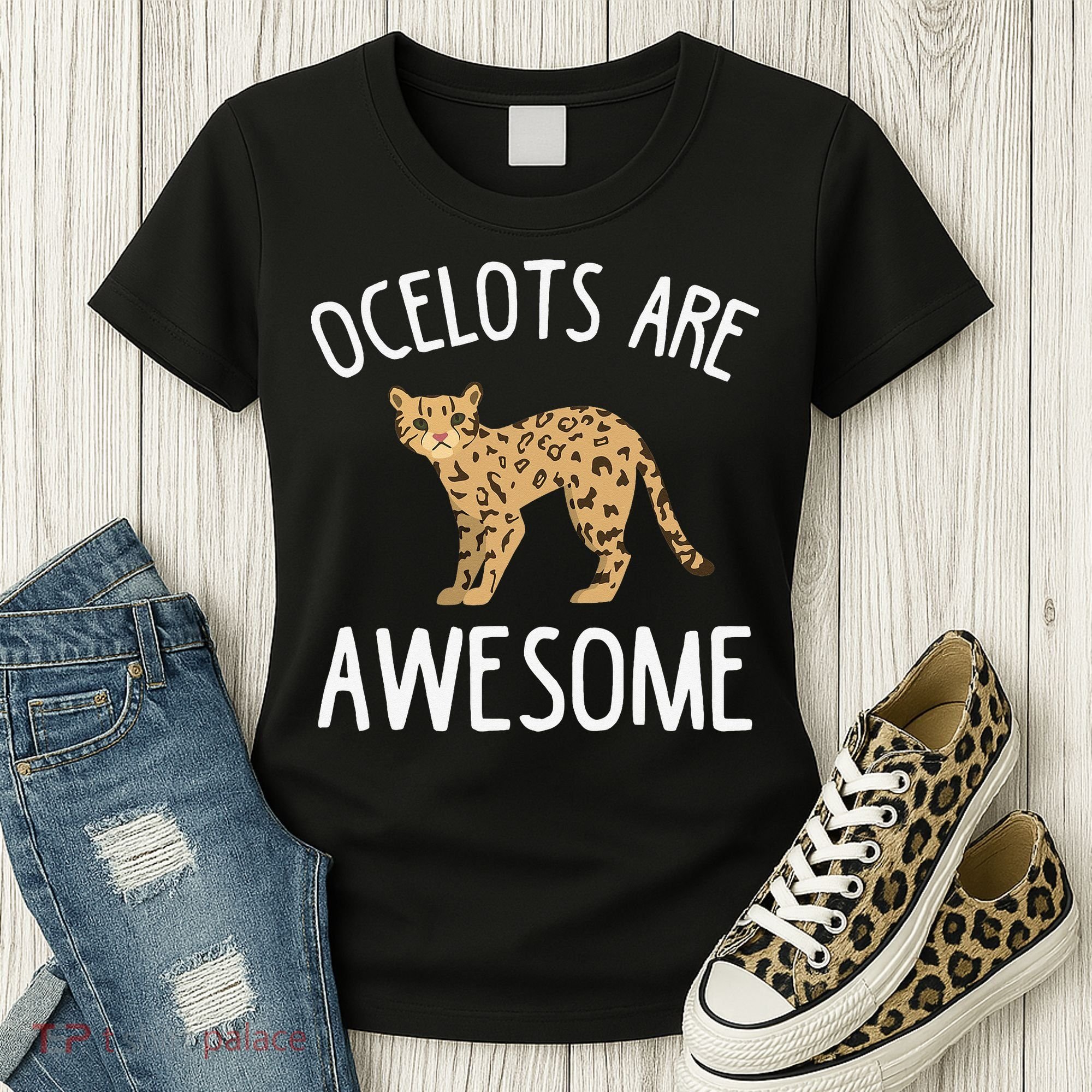 Ocelot Apparel Amazing Funny Ocelots Cat Women's T-Shirt