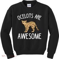 Ocelot Apparel Amazing Funny Ocelots Cat Kids Sweatshirt thumb 0