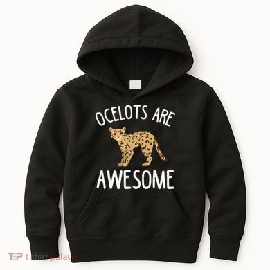 Ocelot Apparel Amazing Funny Ocelots Cat Kids Hoodie