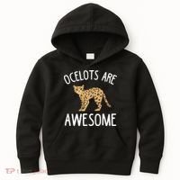 Ocelot Apparel Amazing Funny Ocelots Cat Kids Hoodie thumb 0