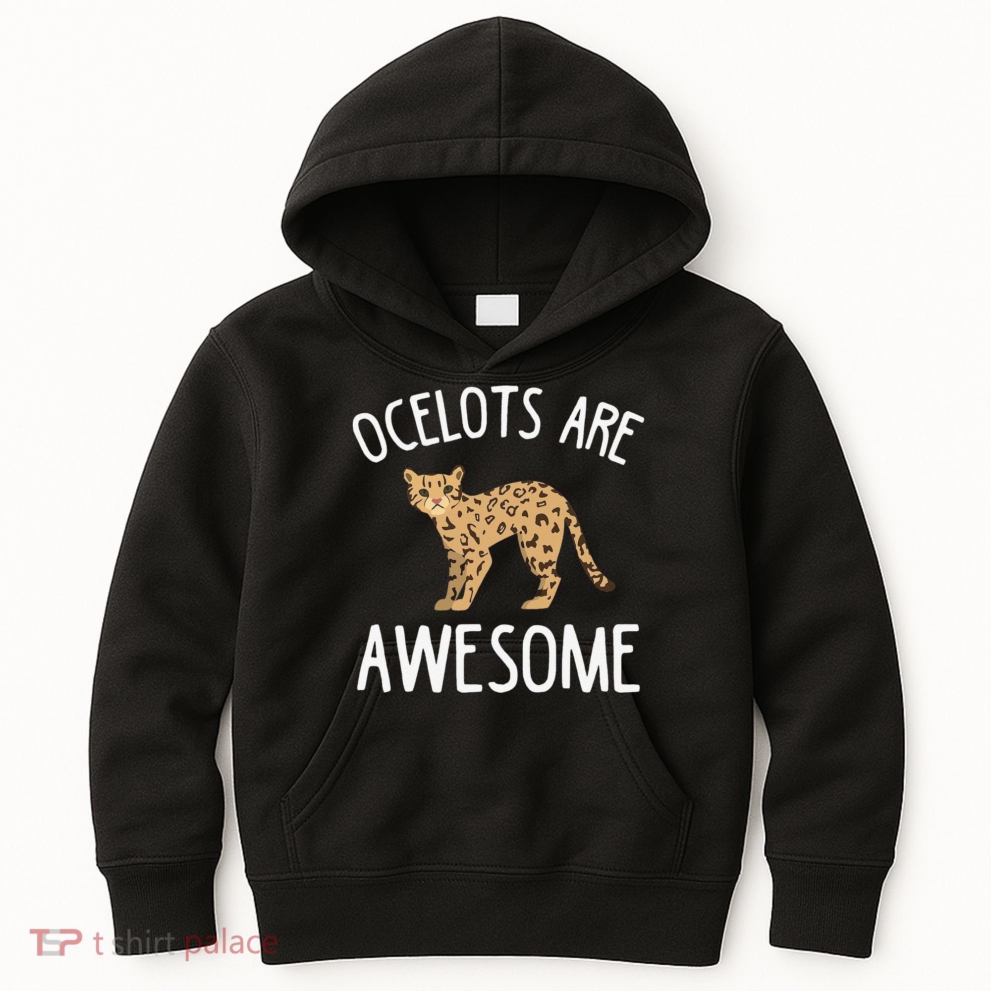 Ocelot Apparel Amazing Funny Ocelots Cat Kids Hoodie