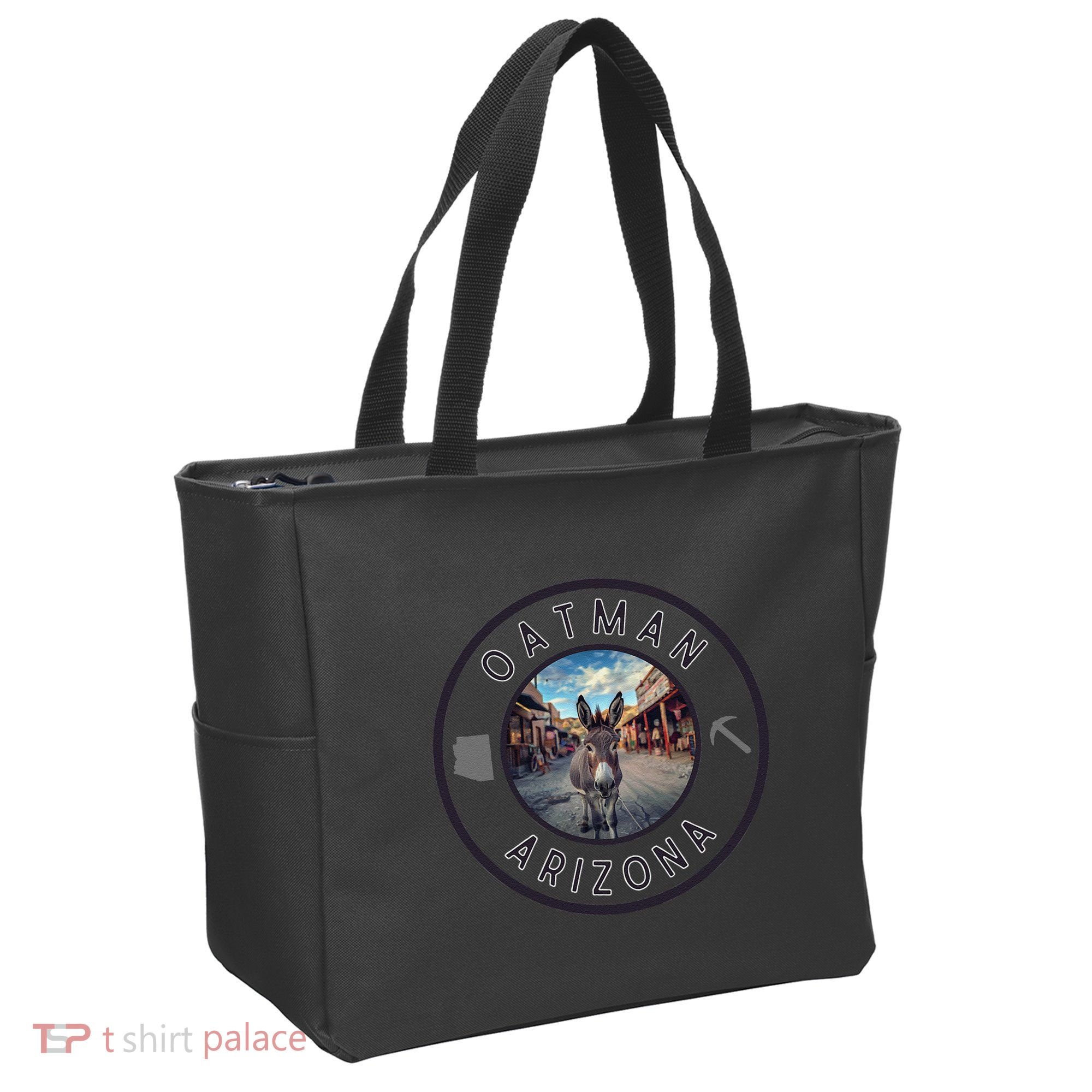Oatman Arizona Burro In Town Tote Bag