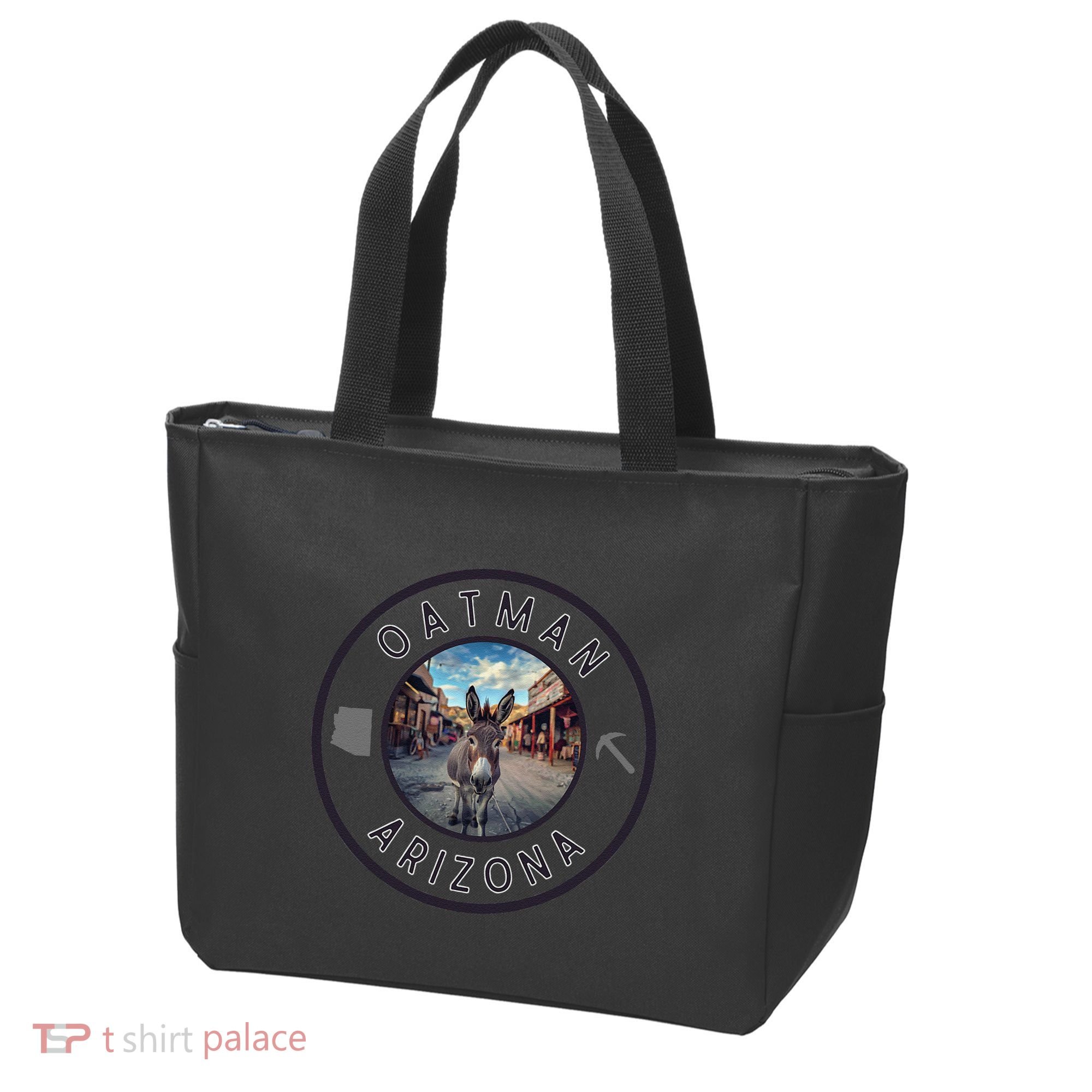 Oatman Arizona Burro In Town Tote Bag