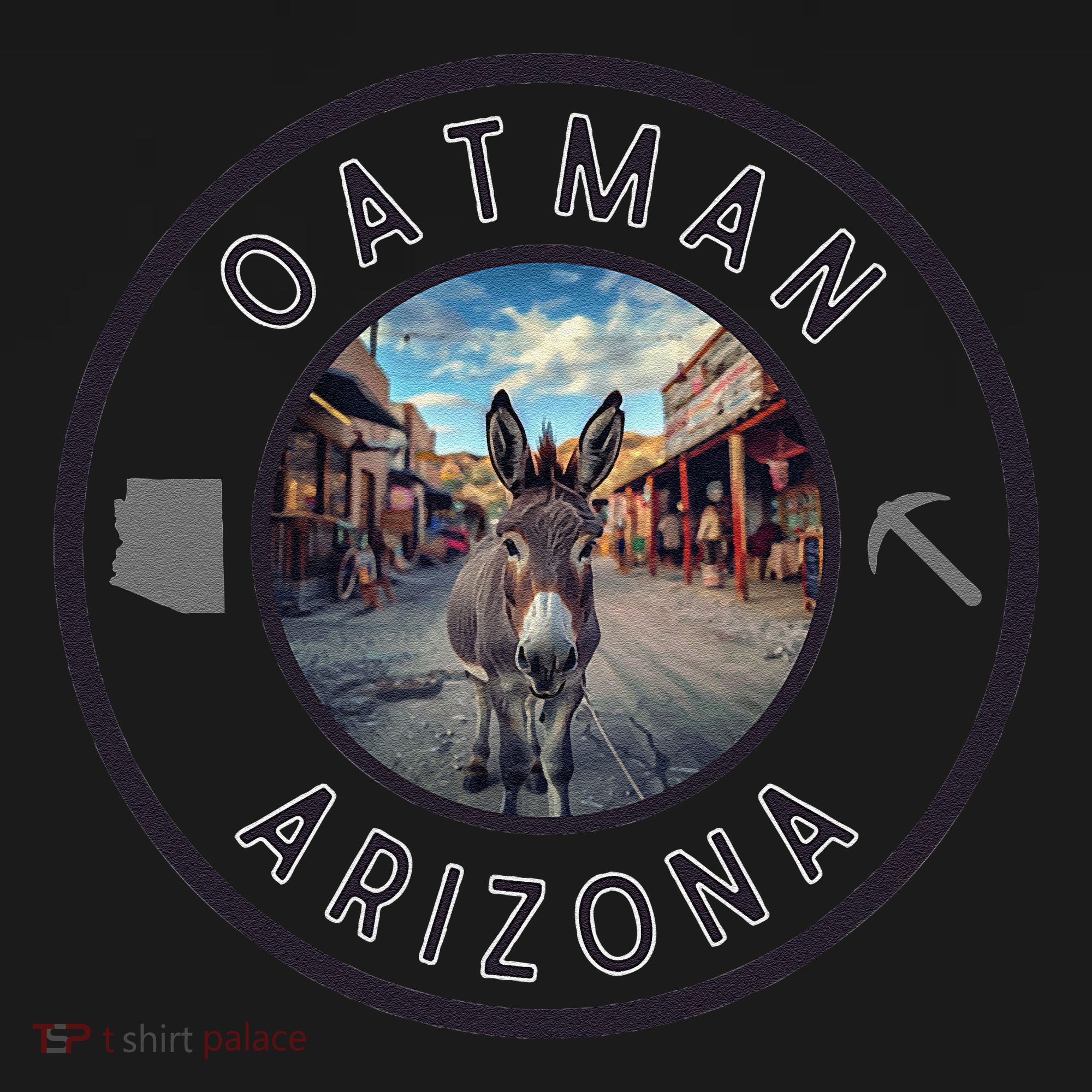 Oatman Arizona Burro In Town Tote Bag