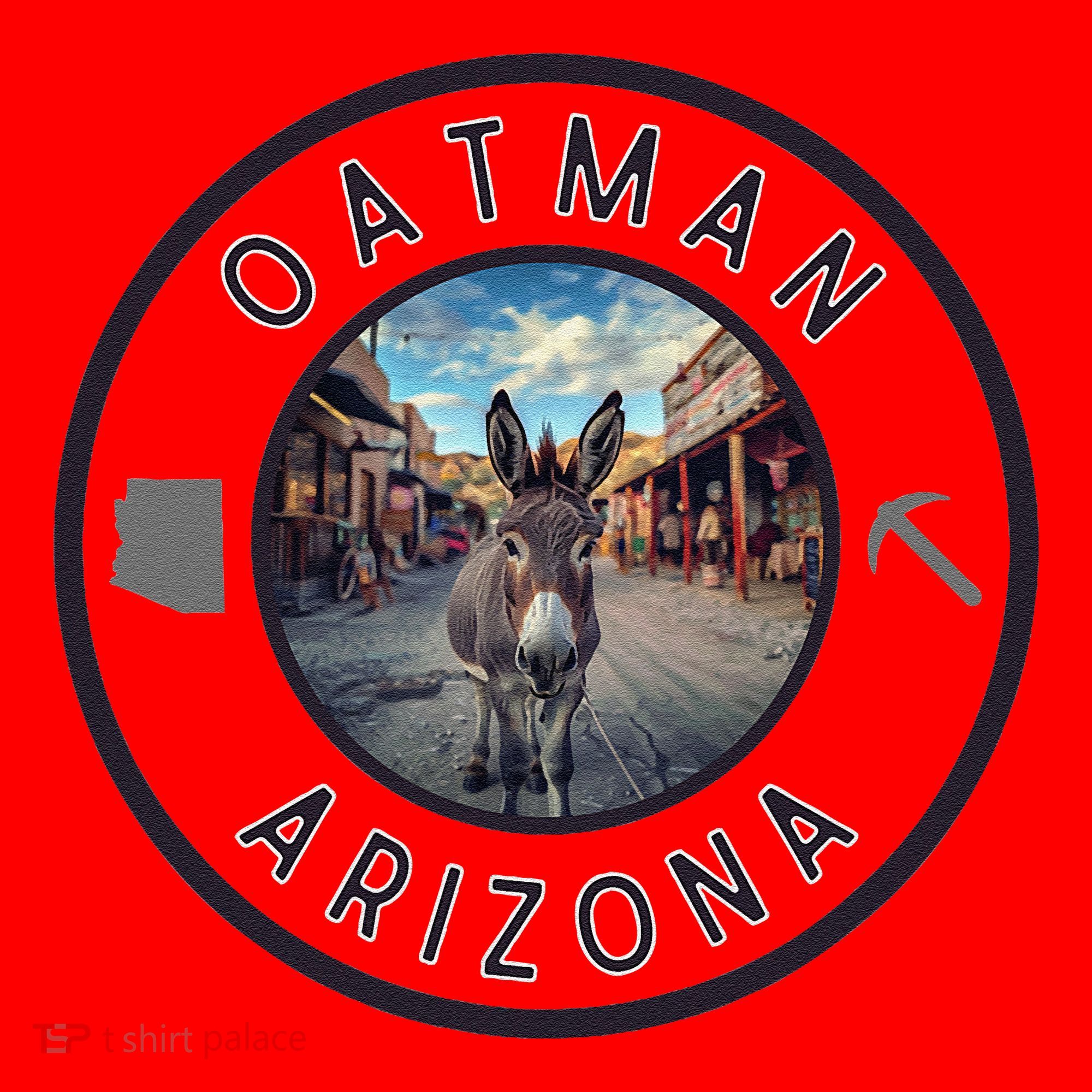 Oatman Arizona Burro In Town Santa Hat