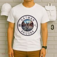 Oatman Arizona Burro In Town T-Shirt thumb 6