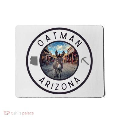 Oatman Arizona Burro In Town Mousepad